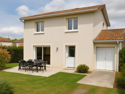 Maison T4 meublée avec jardin – 15 min de Toulouse