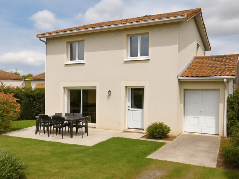 Maison T4 meublée avec jardin – 15 min de Toulouse